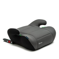 Седалка-повдигач за кола Juju Jazzy Booster i-Size ISOFIX, Черно-Сиво